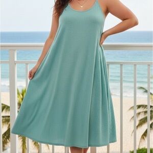 Torrid Sleeveless Teal lightweight  dress size 2X(Torrid size2)
